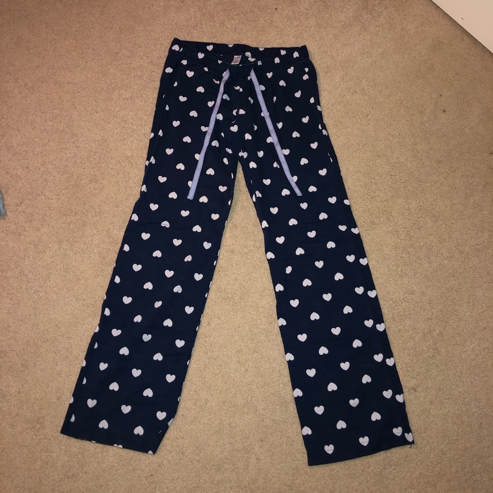 Dark Blue Old Navy Heart Pajama Pants